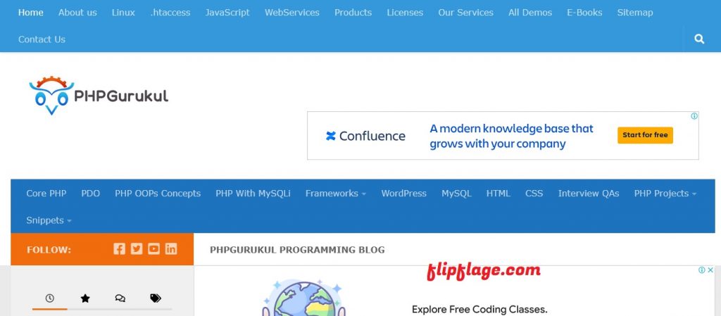 PHP Gurukul - Free PHP Script